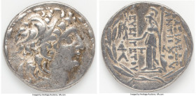 SELEUCID KINGDOM. Antiochus VII Euergetes (Sidetes) (138-129 BC). AR tetradrachm (27mm, 16.23 gm, 12h). Fine. Posthumous issue of Cappadocian Kingdom,...