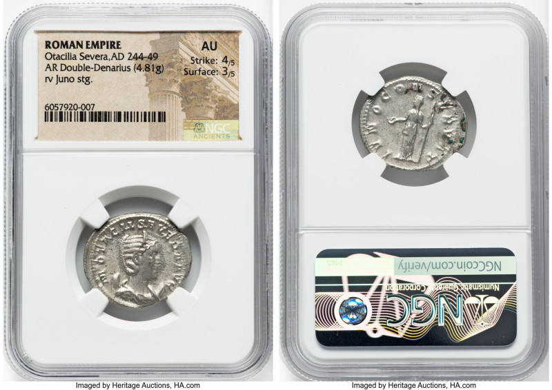 ANCIENT LOTS. Roman Imperial. Lot of three (3) AR antoniniani. NGC AU-MS Include...