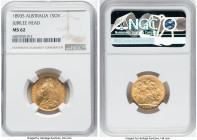 Victoria gold Sovereign 1893-S MS62 NGC, Sydney mint, KM10, Fr-19. Jubilee Head. From the Mac and Rob Woodside Collection HID09801242017 © 2022 Herita...