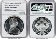 Maria Theresa Proof Restrike Taler 1780-Dated PR70 Ultra Cameo NGC, KM-T1. Silver Modern Restrike. HID09801242017 © 2022 Heritage Auctions | All Right...