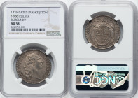 Louis XVI silver "Comitia Burgundiae" Jeton 1776-Dated AU58 NGC, Burgundy. Feuardent-9861. HID09801242017 © 2022 Heritage Auctions | All Rights Reserv...