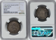 Louis XVI silver "Comitia burgundiae" Jeton 1779-Dated MS62 NGC, Burgundy. Feuardent-9865. 30mm. HID09801242017 © 2022 Heritage Auctions | All Rights ...