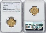 Louis XVIII gold 20 Francs 1815-A AU53 NGC, Paris mint, KM706.1, Fr-525. HID09801242017 © 2022 Heritage Auctions | All Rights Reserved