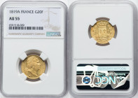 Louis XVIII gold 20 Francs 1819-A AU55 NGC, Paris mint, KM712.1, Fr-538. HID09801242017 © 2022 Heritage Auctions | All Rights Reserved