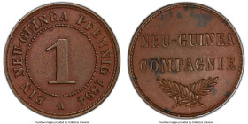 German Colony. Wilhelm II Pfennig 1894-A AU Details (Spot Removed) PCGS, Berlin mint, KM1. HID09801242017 © 2022 Heritage Auctions | All Rights Reserv...