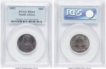 Republic Shilling 1892 MS64 PCGS, Berlin mint, KM5, Hern Z17-22. HID09801242017 © 2022 Heritage Auctions | All Rights Reserved