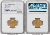 Republic gold Pond 1897 VF Details (Cleaned) NGC, Pretoria mint, KM10.2, Fr-2. HID09801242017 © 2022 Heritage Auctions | All Rights Reserved