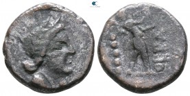 Calabria. Orra circa 210-150 BC. Quincunx Æ