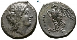 Sicily. Syracuse. Hiketas II 287-278 BC. Bronze Æ