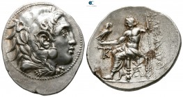 Kings of Macedon. Pella. Antigonos II Gonatas 277-239 BC. In the name and types of Alexander III. Struck circa 276-274 BC. Tetradrachm AR