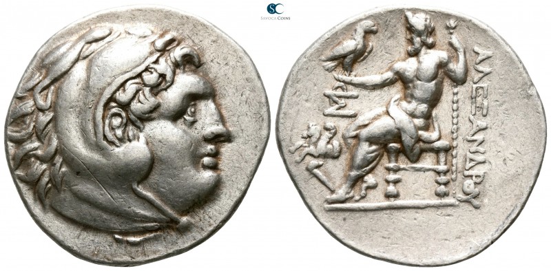 Kings of Macedon. Lampsakos. Alexander III "the Great" 336-323 BC. 
Tetradrachm...