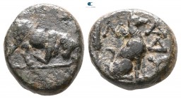 Thrace. Madytos circa 350 BC. Bronze Æ