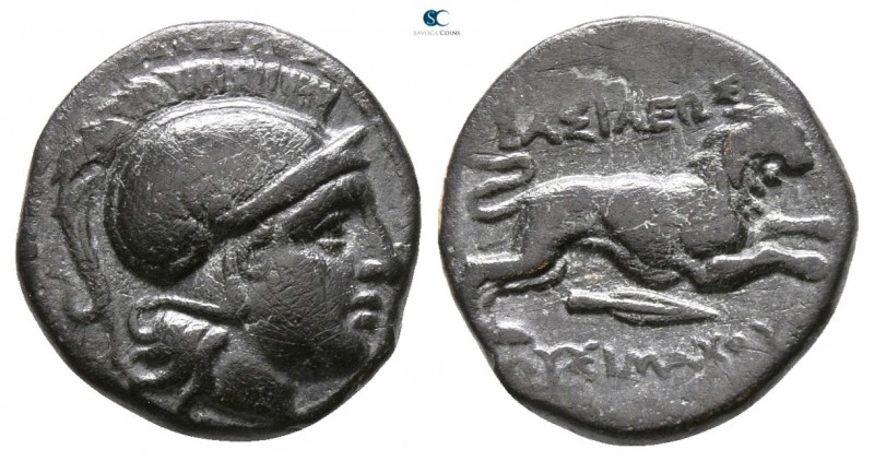Thrace. Uncertain mint. Macedonian. Lysimachos 305-281 BC. 
Bronze Æ

10mm., ...