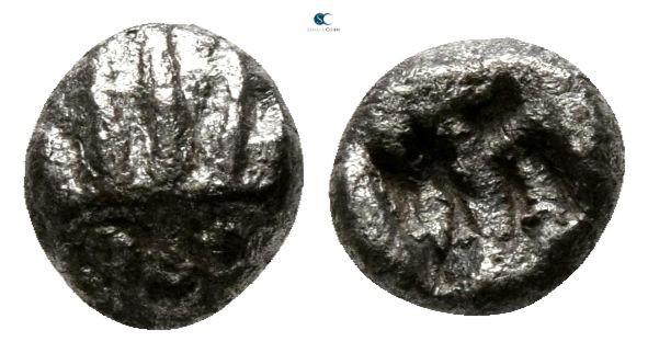 Asia Minor. Uncertain mint circa 500-400 BC. 
Hemiobol AR

4mm., 0,27g.

Fa...