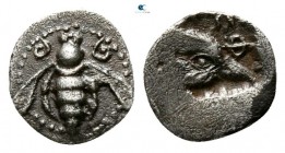 Ionia. Ephesos  circa 550-500 BC. Tetartemorion AR