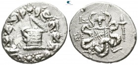 Ionia. Ephesos  circa 133-67 BC. Dated CY 17=118/7 BC. Cistophoric Tetradrachm AR