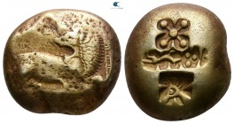 Ionia. Miletos before 575 BC. Stater EL