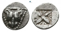 Ionia. Miletos  530-500 BC. 1/64 Stater AR