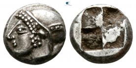 Ionia. Phokaia  circa 521-478 BC. Diobol AR