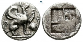 Ionia. Teos circa 450-425 BC. Trihemiobol AR