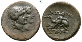 Caria. Iasos . ΒΡΥΑΞΙΣ (Bryaxis), magistrate circa 200-0 BC. Bronze Æ