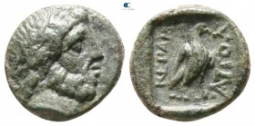 Caria. Keramos . ΑΠΟΛ- (Apol-), magistrate circa 167-129 BC. Bronze Æ
