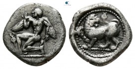 Caria. 'Mint B' circa 480-460 BC. Trihemiobol AR