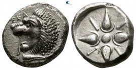 Satraps of Caria. Mylasa. Hekatomnos 392-377 BC. Drachm AR