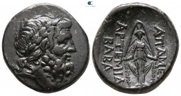 Phrygia. Apameia. ΑΡΤΕΜΙΔΩΡΟΣ and ΒΑΒΑΣ (Artemidoros and Babas), magistrates circa 200-0 BC. Bronze Æ