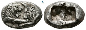 Kings of Lydia. Sardeis. Kroisos circa 560-546 BC. 1/3 Siglos AR