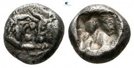 Kings of Lydia. Sardeis. Kroisos circa 560-546 BC. 1/12 Stater AR