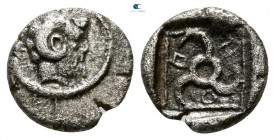Dynasts of Lycia. Uncertain mint. Kuprilli 470-435 BC. Hemiobol AR
