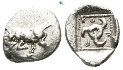 Dynasts of Lycia. Uncertain mint. Kuprilli or Kubernis 470-440 BC. Hemiobol AR