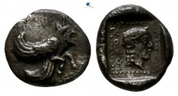 Dynasts of Lycia. Uncertain mint. Uvug circa 470-440 BC. Obol AR