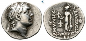 Kings of Cappadocia. Eusebeia-Mazaka. Ariarathes V Eusebes Philopator 163-130 BC. Dated CY 32=131/30 BC. Drachm AR