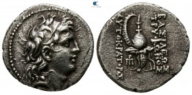 Seleukid Kingdom. Antioch. Tryphon 142-138 BC. Drachm AR