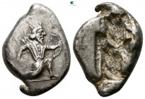 Persia. Achaemenid Empire. Sardeis. Time of Artaxerxes II to Artaxerxes III circa 375-340 BC. Siglos AR. Lydo-Milesian standard