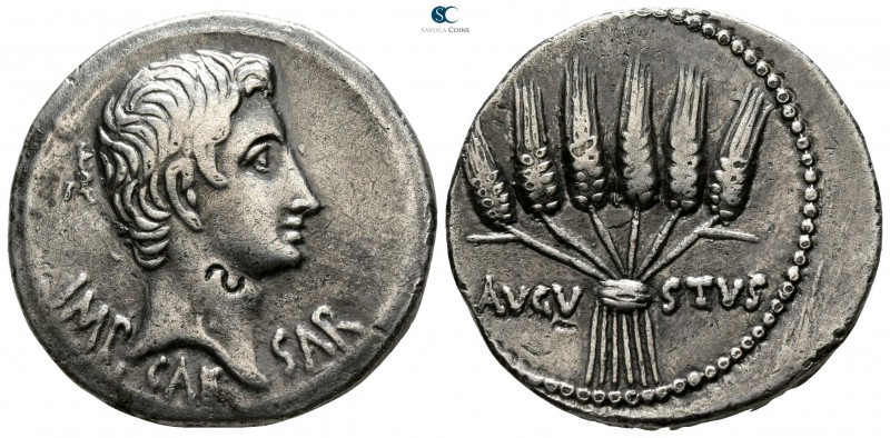 Ionia. Ephesos. Augustus 27 BC-AD 14. 
Cistophor AR

24mm., 11,88g.

IMP CA...