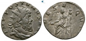Aureolus AD 268. Struck in the name of Postumus. Mediolanum. Antoninianus Billon