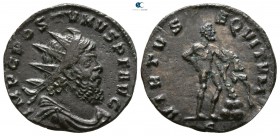 Aureolus AD 268. Struck in the name of Postumus.268,. Rome. Antoninianus Billon