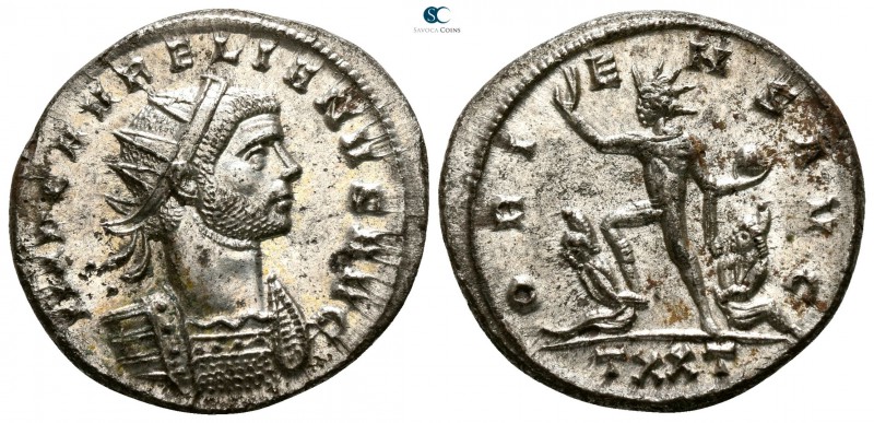 Aurelian AD 270-275. Rome
Antoninianus Æ silvered

21mm., 4,18g.

IMP C AVR...