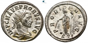 Probus AD 276-282. 2nd officina, 1st emission, AD 276. Ticinum. Antoninianus Æ silvered