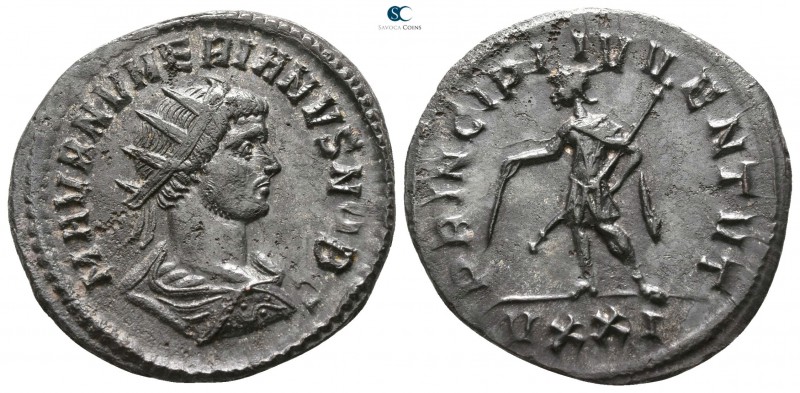 Numerian AD 283-284. As Caesar. Ticinum
Antoninianus Æ silvered

22mm., 4,14g...