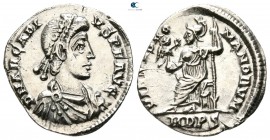Arcadius AD 383-408. Mediolanum. Siliqua AR