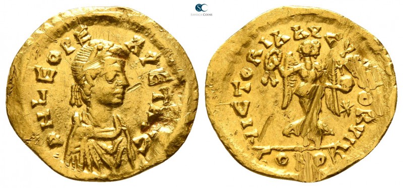 Leo I AD 457-474. Struck circa AD 462 or 466. Constantinople
Tremissis AV

14...