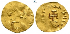 Heraclius AD 610-641. Constantinople. 1/2 Tremissis AV