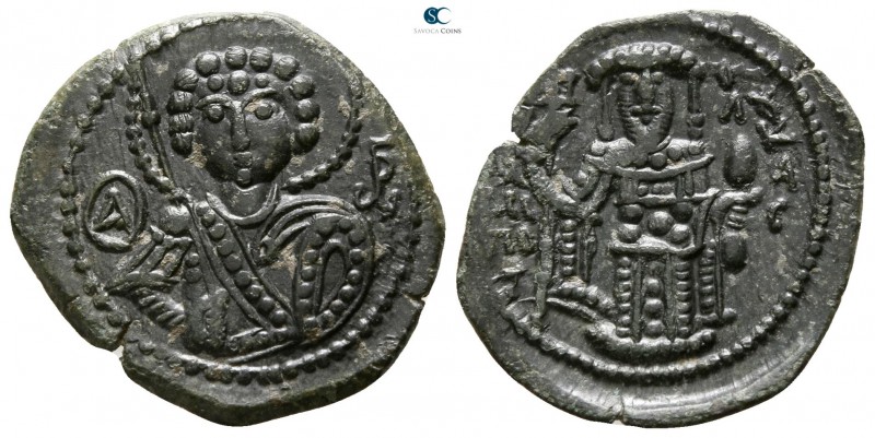 John III of Nicaea AD 1222-1254. Magnesia
Tetarteron Æ

18mm., 2,13g.

Faci...