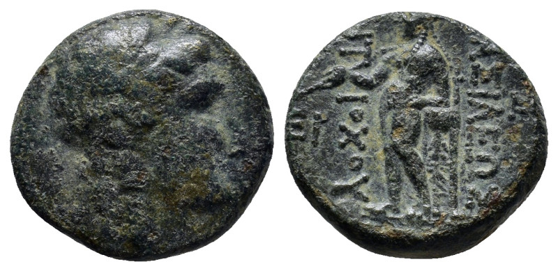 SELEUKID KINGDOM. Antiochos III Megas.(Circa 223-187 BC).Ae. (11mm, 4.1 g) Sarde...