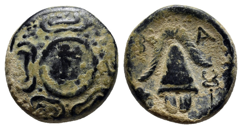 KINGS OF MACEDON. Alexander III 'the Great' (336-323 BC). Ae. (14mm, 4.4 g) Sard...