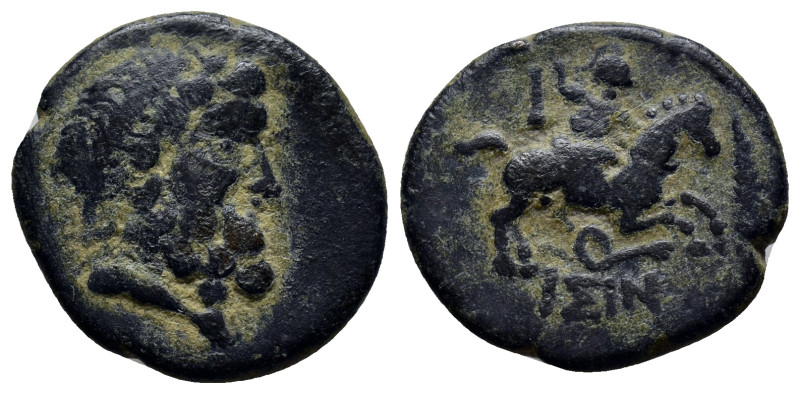 PISIDIA. Isinda. (2nd-1st centuries BC). Ae. (19mm, 5.2 g) Obv: Laureate head of...